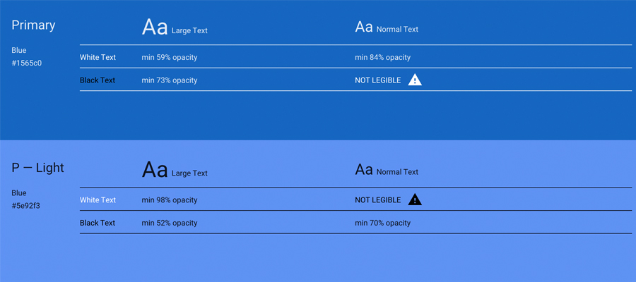 Material design Color tool